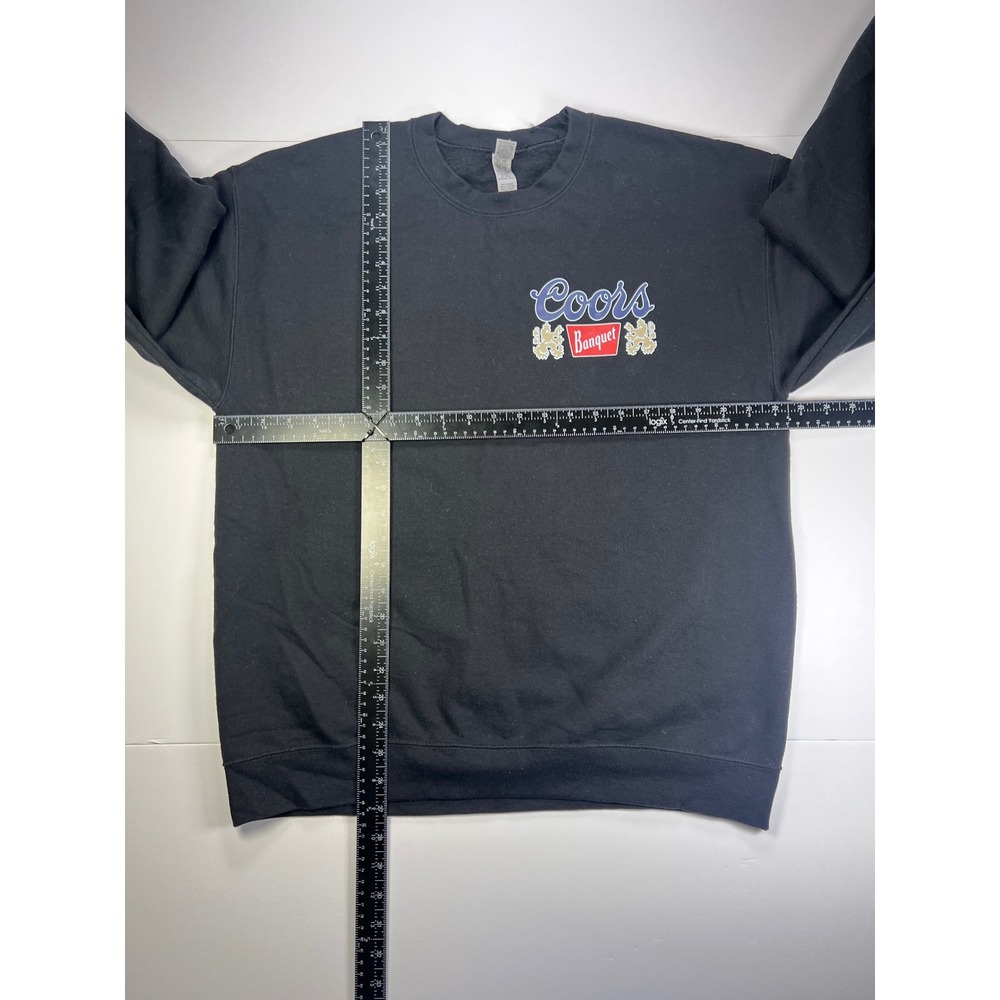 Gildan Coors Banquet Sweatshirt Mens Large Black Trump Hunting Graphic Pullover - Picture 6 of 8